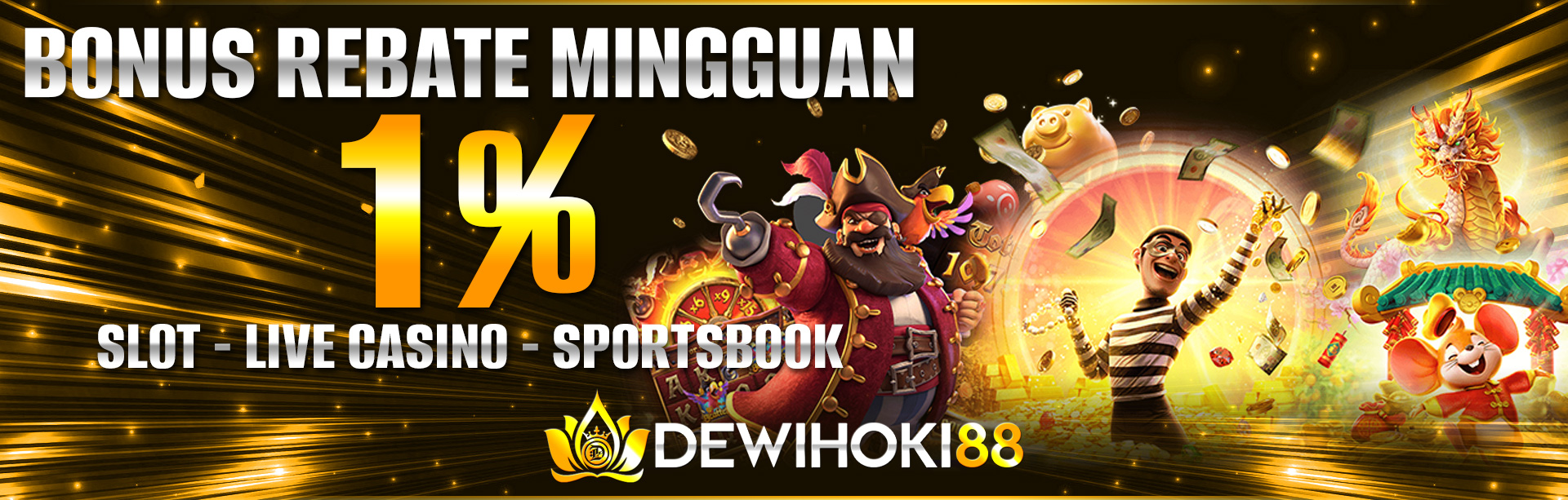 BONUS REBATE MINGGUAN 1%